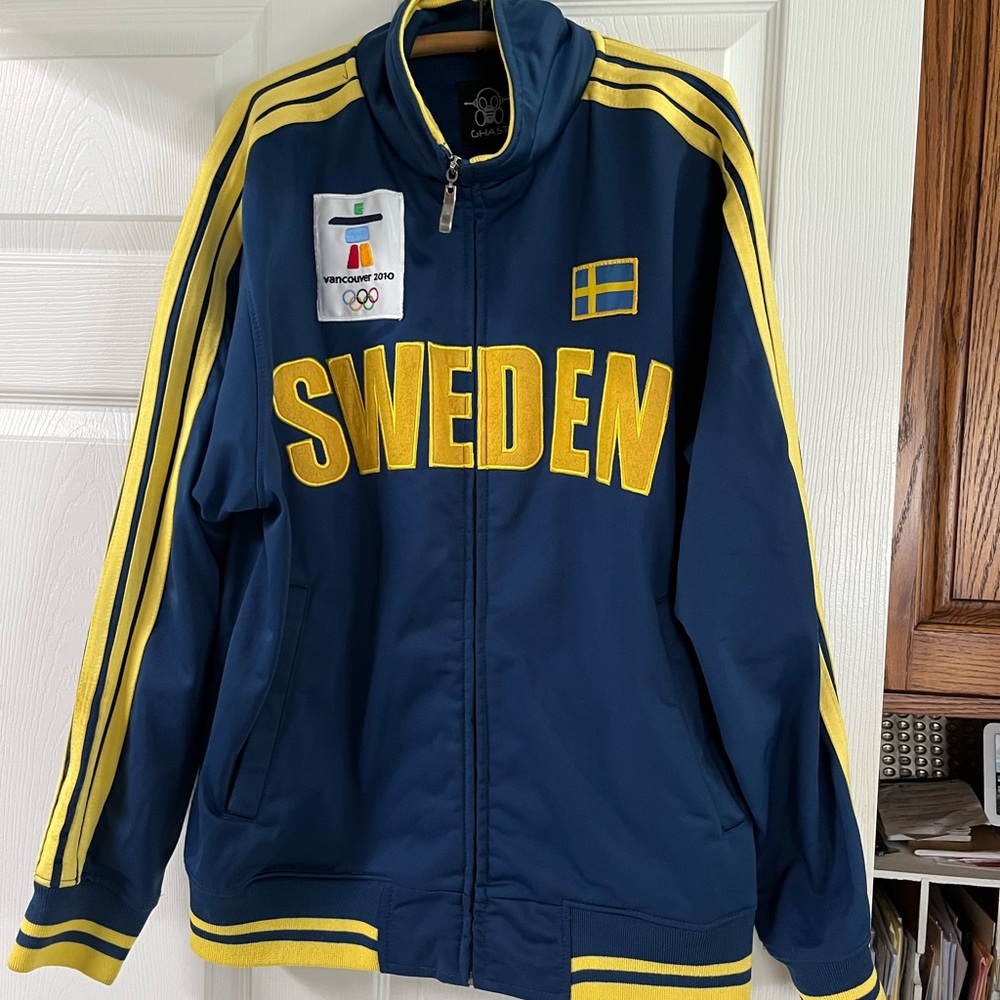 Sweden Olympic 2010 Jacket Sz L